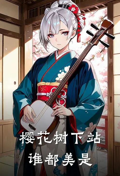 樱花树下站谁都美是